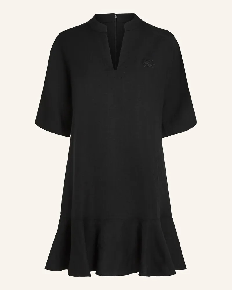Karl Lagerfeld Kleid schwarz Schwarz