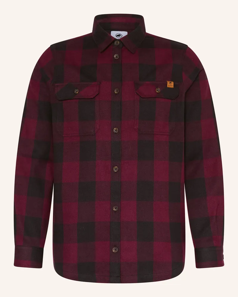 Mammut Outdoor-Hemd TAMARO Dunkelrot