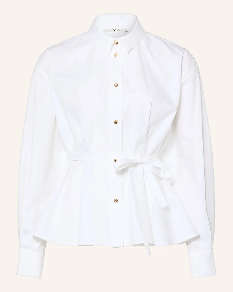 Maje Hemdbluse weiss Weiss
