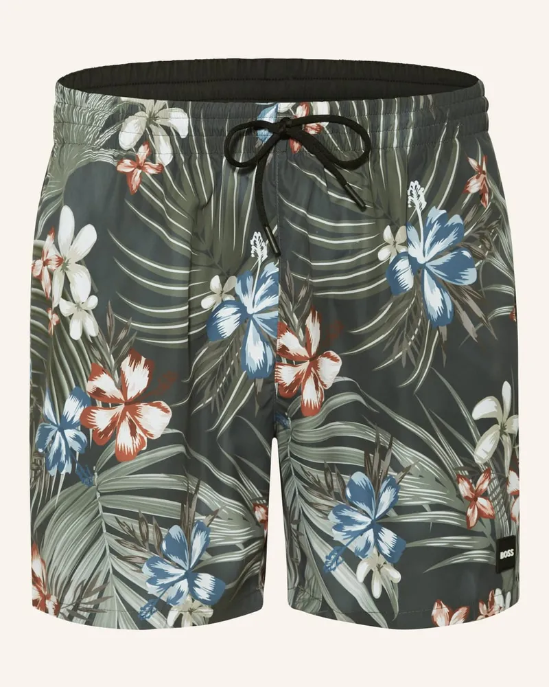 HUGO BOSS Badeshorts PIRANHA Grau