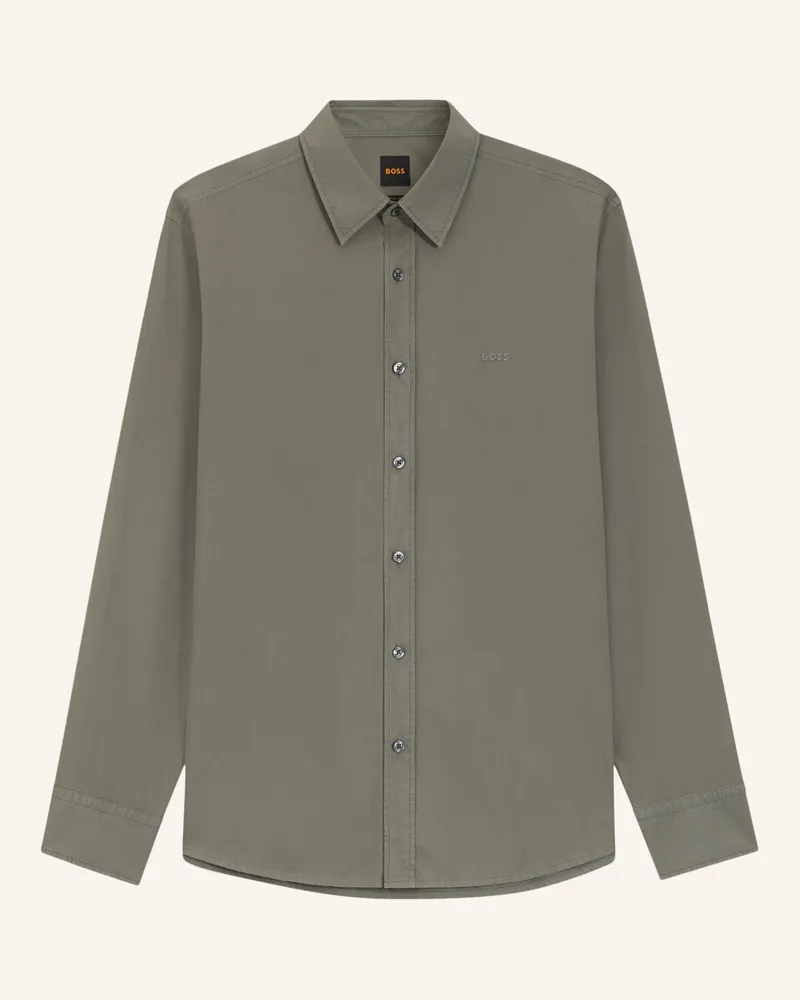 HUGO BOSS Hemd Relegant Regular Fit grau Grau