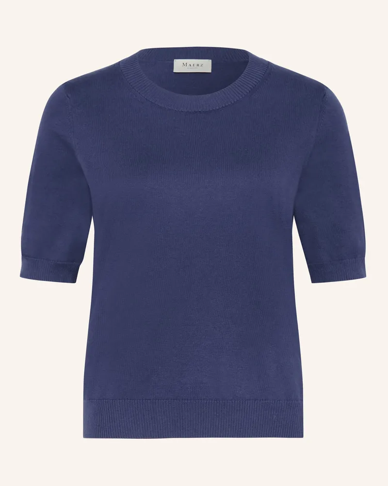 Maerz Strickshirt blau Dunkelblau