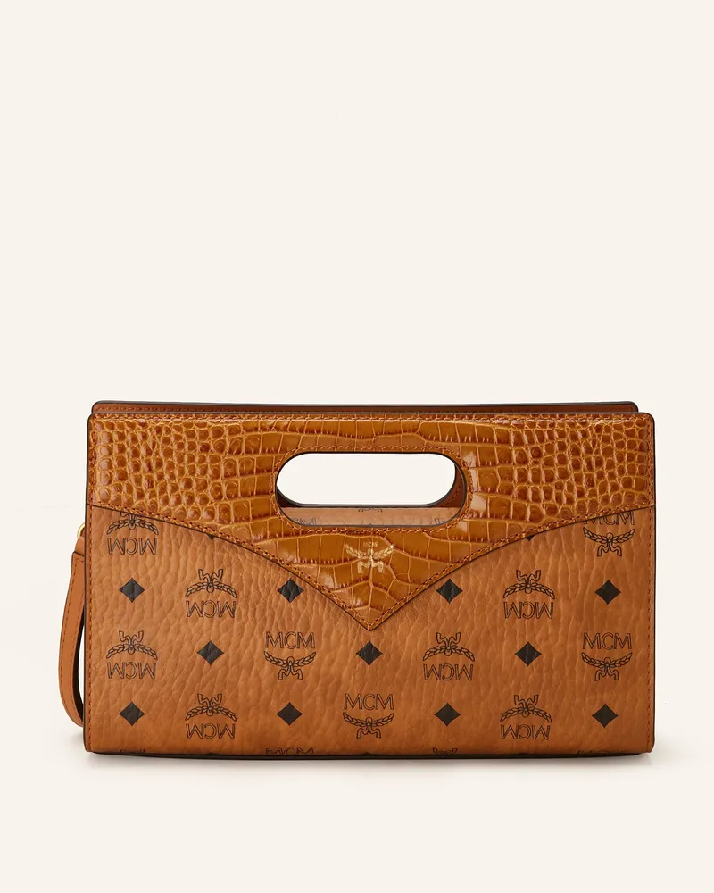 MCM Umhängetasche DIAMOND VI Cognac