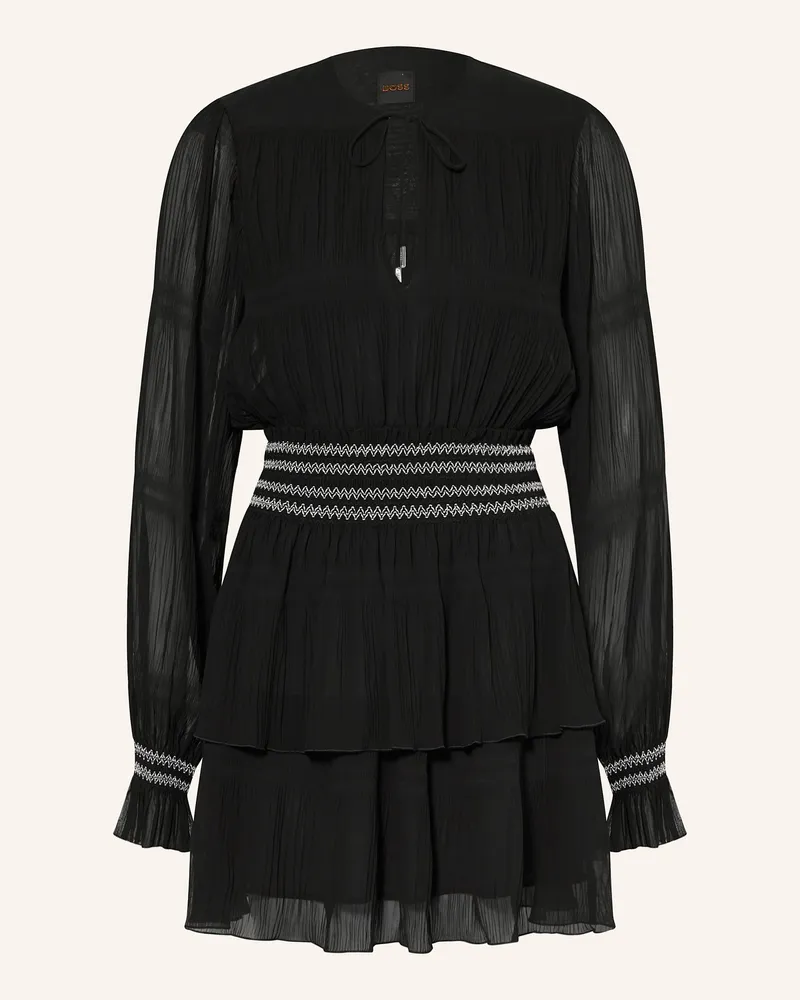 HUGO BOSS Kleid C_Desia schwarz Schwarz