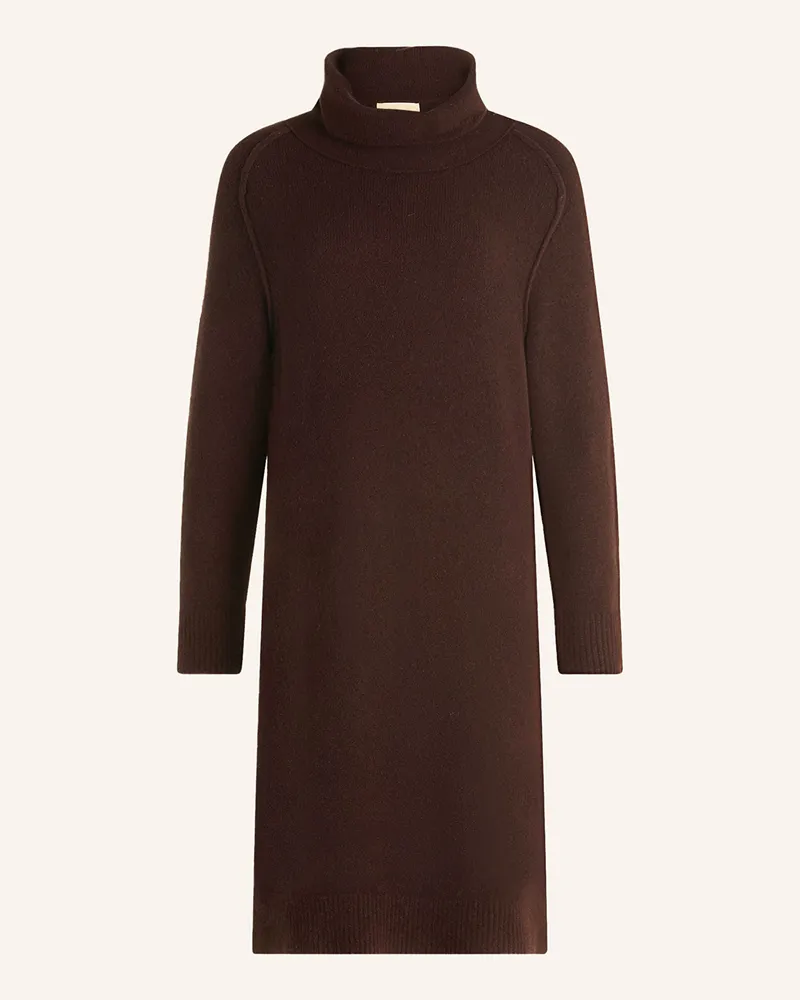 Cartoon Strickkleid Dunkelbraun