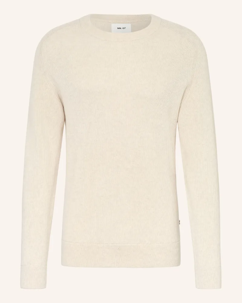 NN 07 Pullover Kevin weiss Hellbraun
