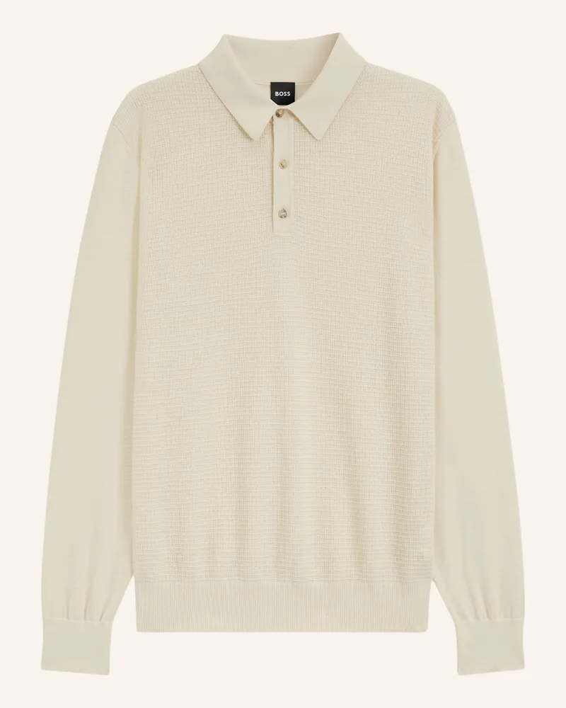 HUGO BOSS Pullover H-HINCOGNITO_IN Regular Fit Weiss