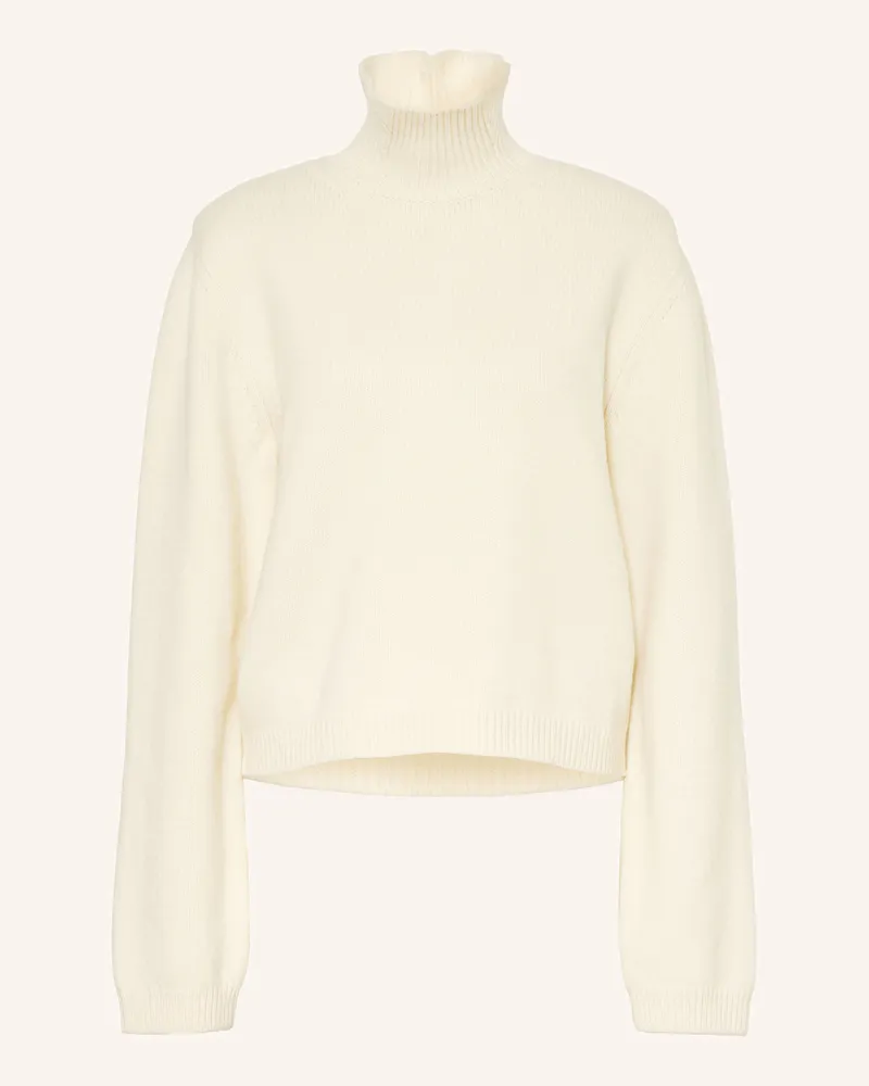 Róhe Pullover Mit Cashmere weiss Ecru