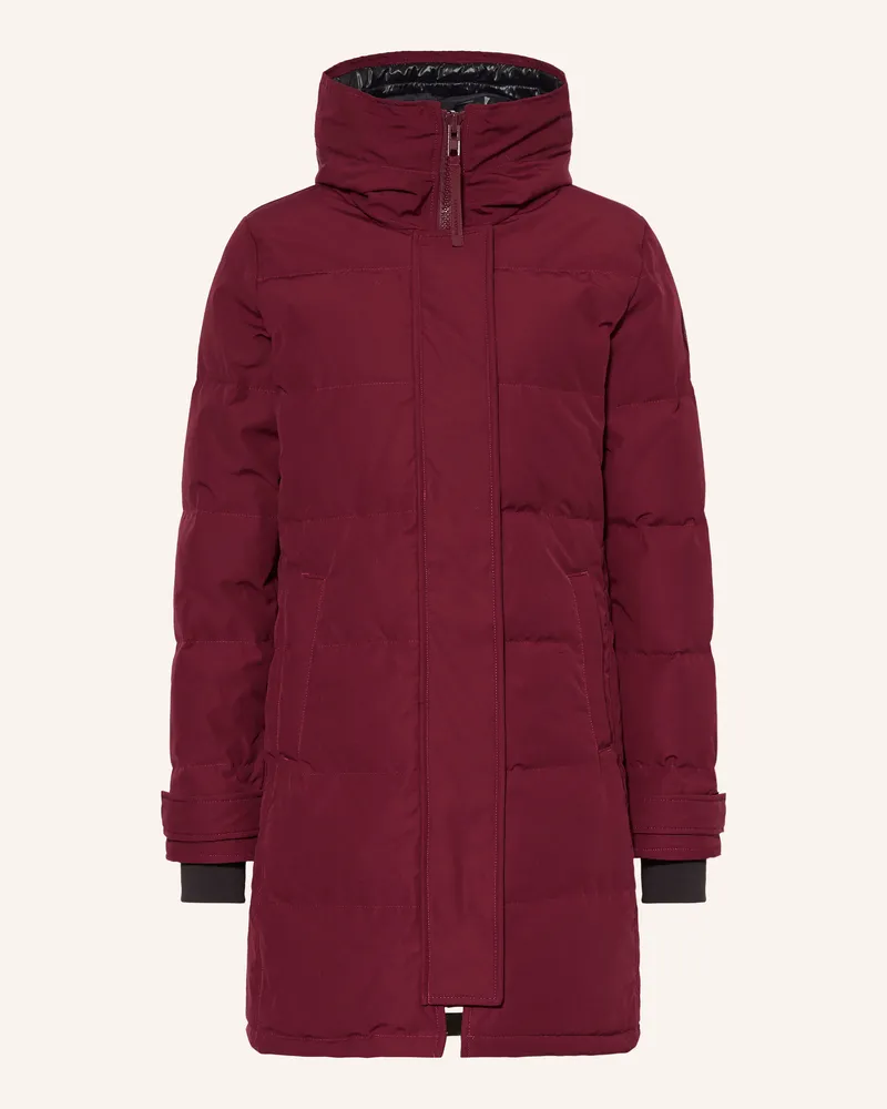Canada Goose Daunenmantel Shelburne rot Dunkelrot