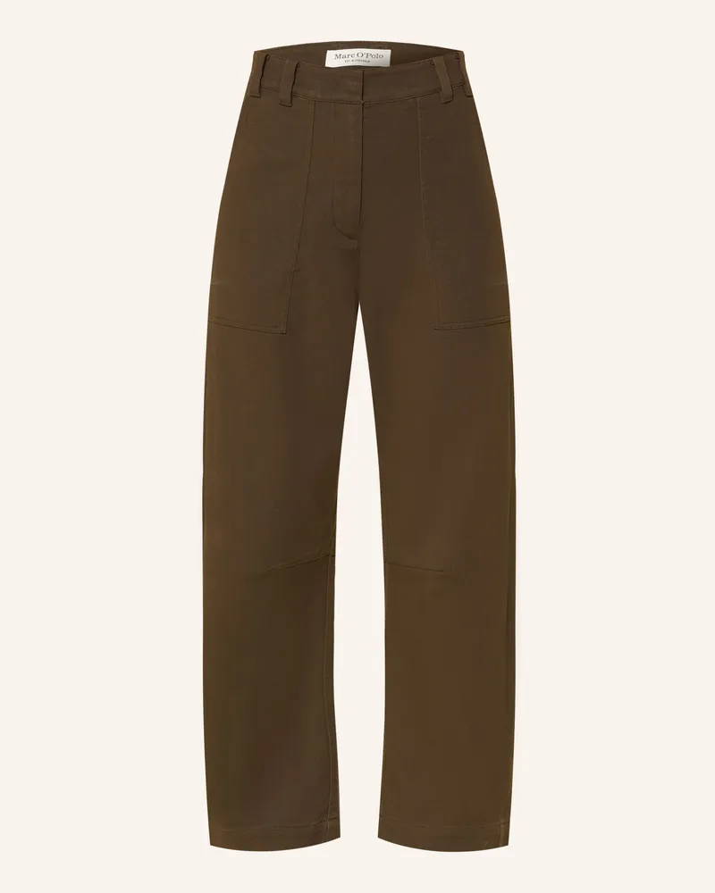 Marc O'Polo Hose gruen Khaki