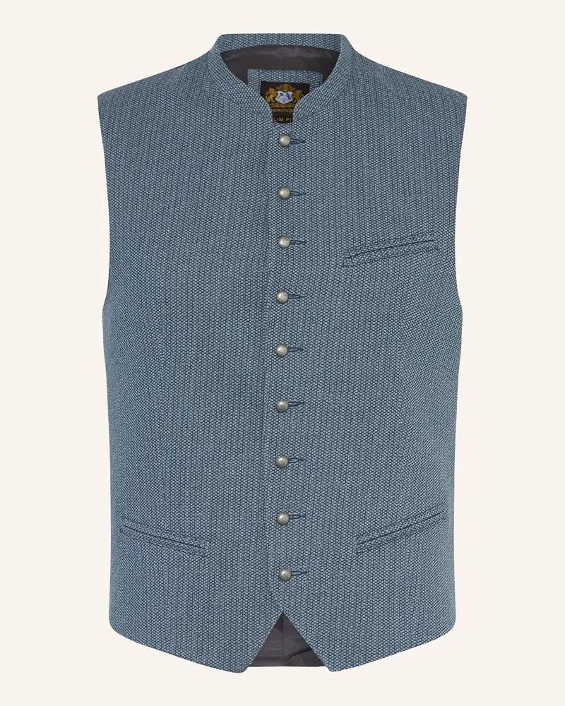 Hammerschmid Trachtenweste Roman blau Dunkelblau
