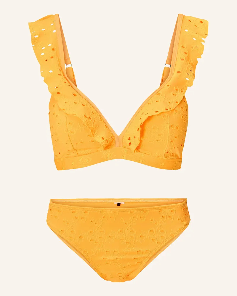 LingaDore Triangle Padded Bikiniset orange Orange