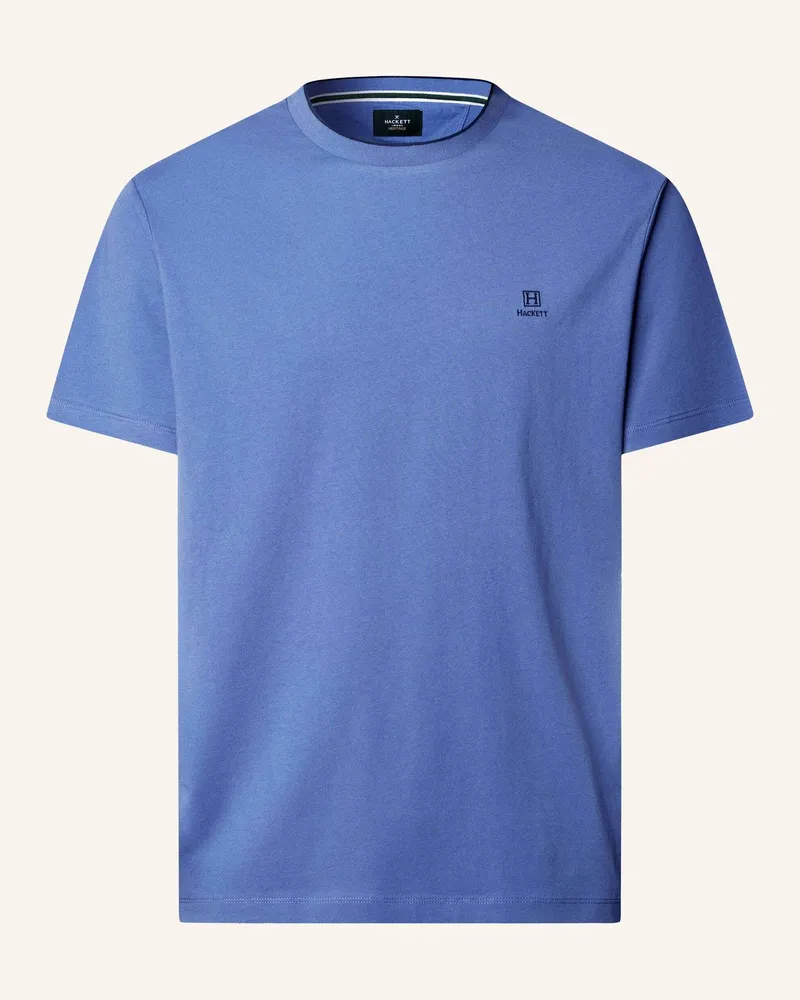 Hackett T-Shirt Heritage H Small Logo blau Blau