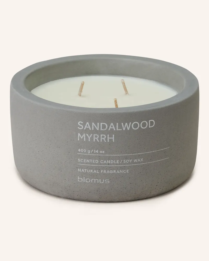 Blomus Duftkerze Fraga grau Blaugrau