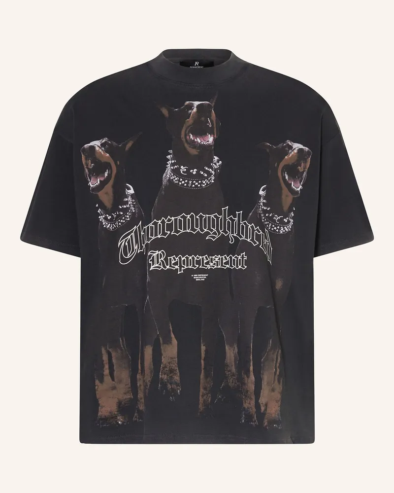 REPRESENT T-Shirt THOROUGHBRED Schwarz