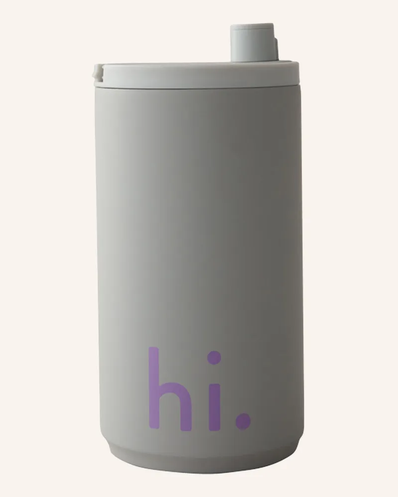 DESIGN LETTERS Thermobecher MOM Hellgrau