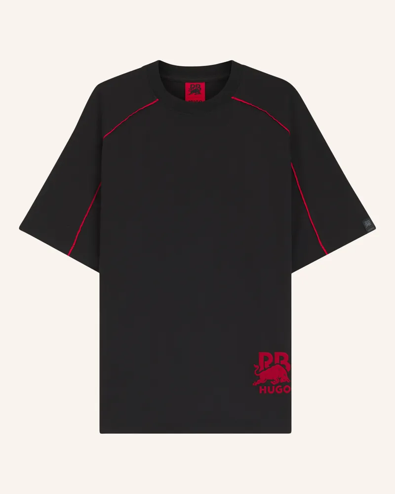 HUGO BOSS T-Shirt Dorox_Rb Oversize Fit schwarz Schwarz