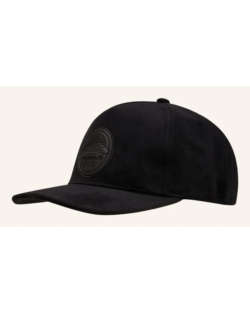 HUGO BOSS Samt-Cap SIRAS Schwarz