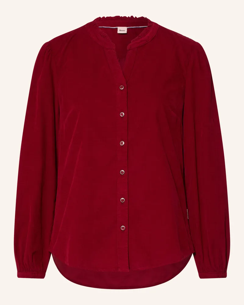 Brax Cordbluse Violet rot Dunkelrot