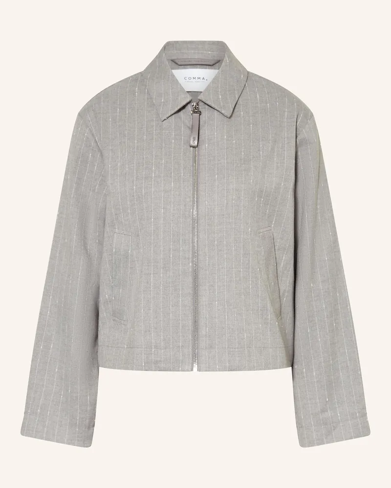 COMMA Kastenjacke Grau