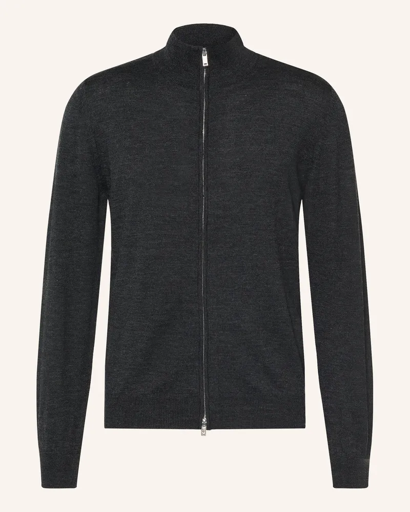 Seidensticker Strickjacke grau Dunkelgrau