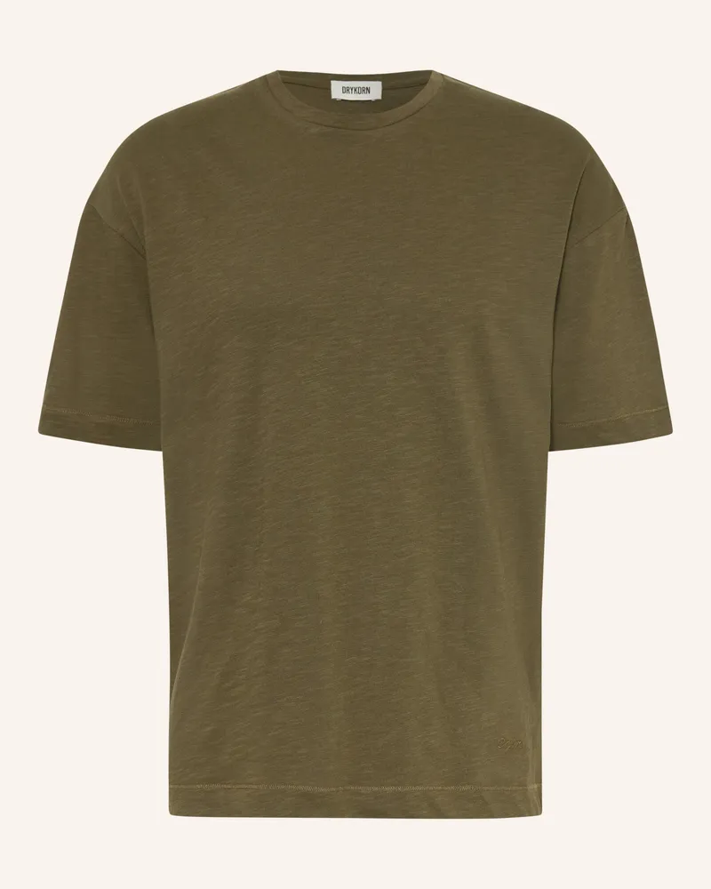 Drykorn T-Shirt Kayro gruen Oliv