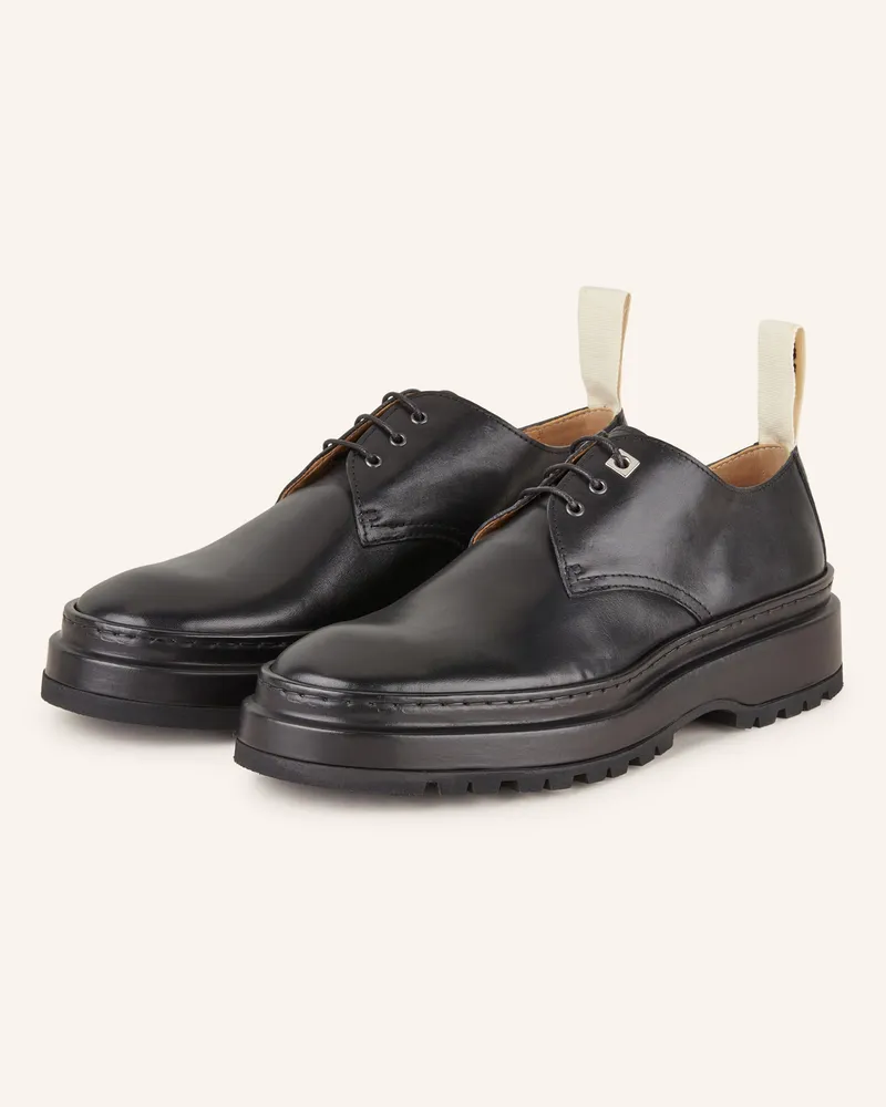 Jacquemus Schnürer LES DERBIES PAVANE Schwarz