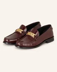 Victoria Beckham Lack-Loafer - DUNKELROT Rot