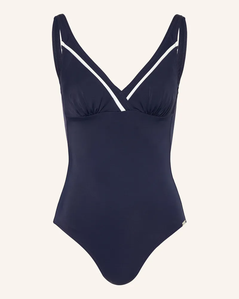 Charmline Shape-Badeanzug EDGE LINE Dunkelblau