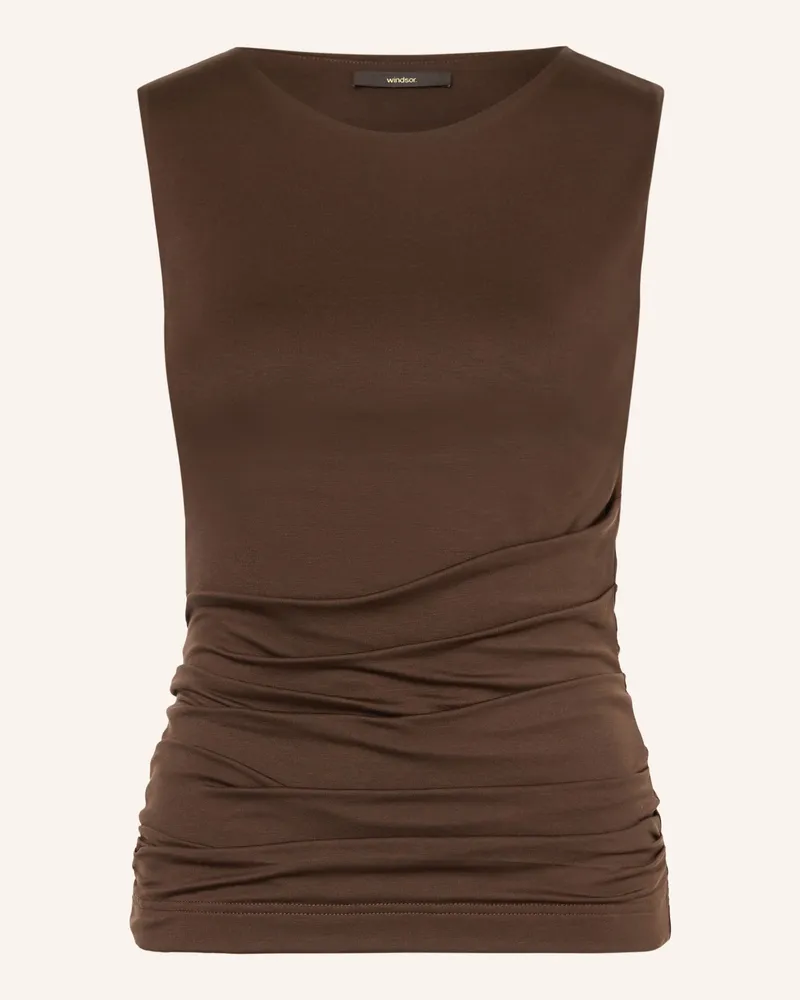 windsor. Top braun Dunkelbraun