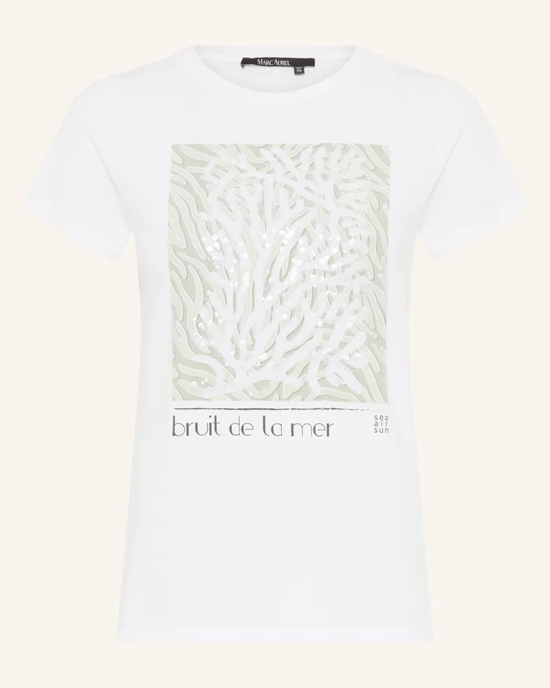 MARC AUREL Shirt weiss Weiss