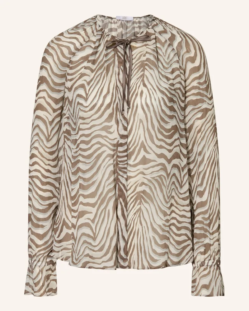 Riani Bluse Mit Rüschen beige Braun