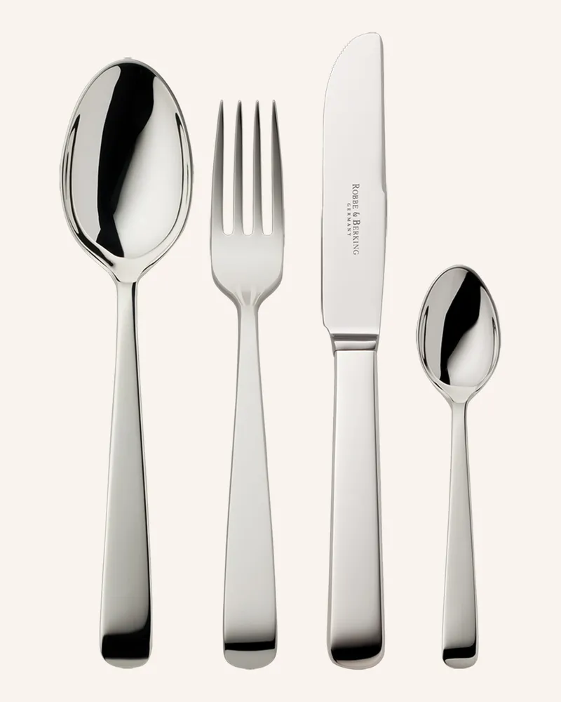ROBBE & BERKING 4-Tlg. Besteckset Alta silber Silber