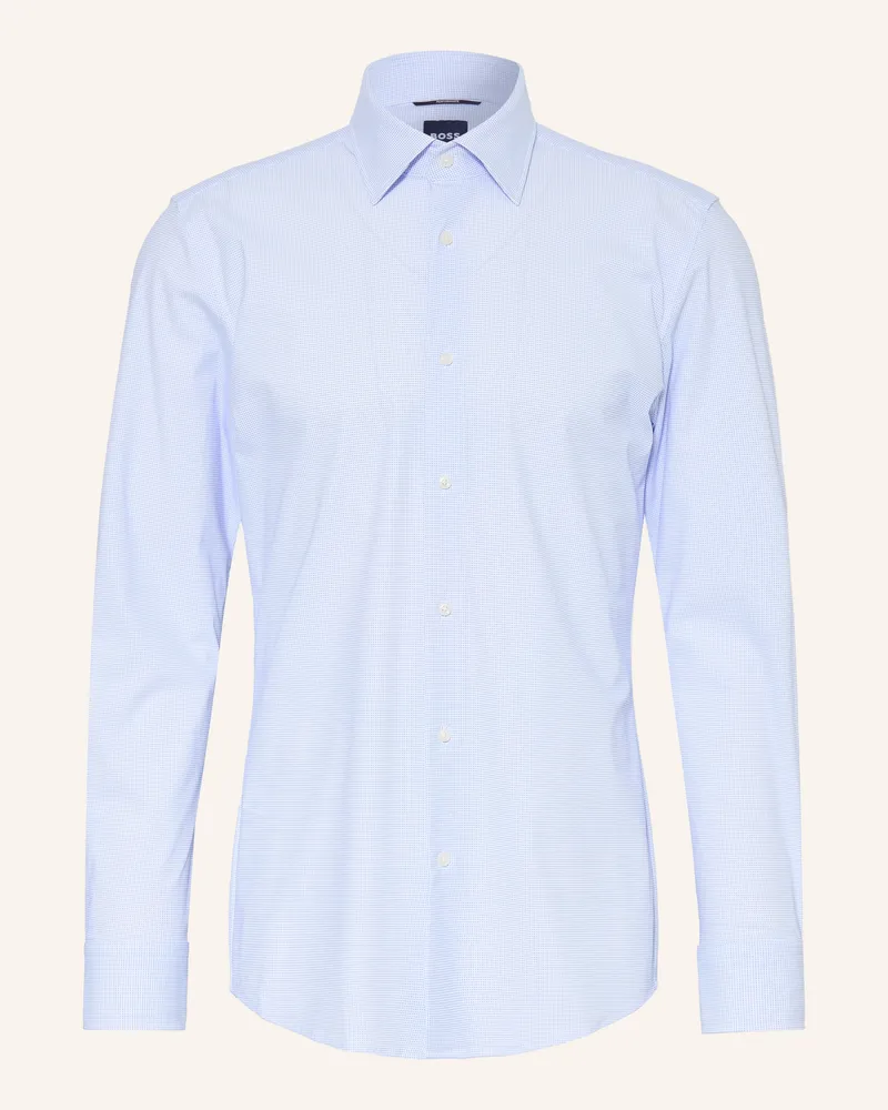 HUGO BOSS Hemd Hank Slim Fit blau Hellblau