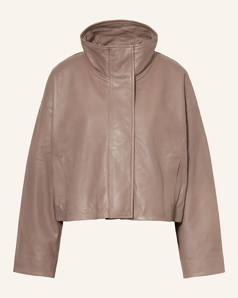 AllSaints Lederjacke Ryder braun Hellbraun