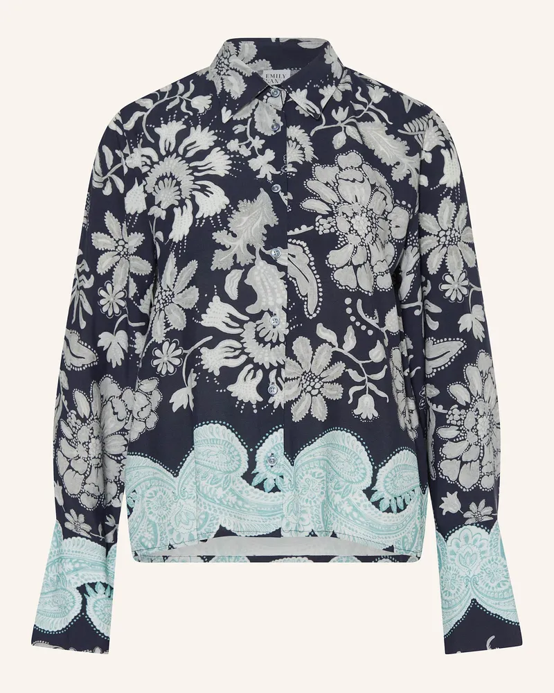 Emily van den Bergh Hemdbluse Schwarz