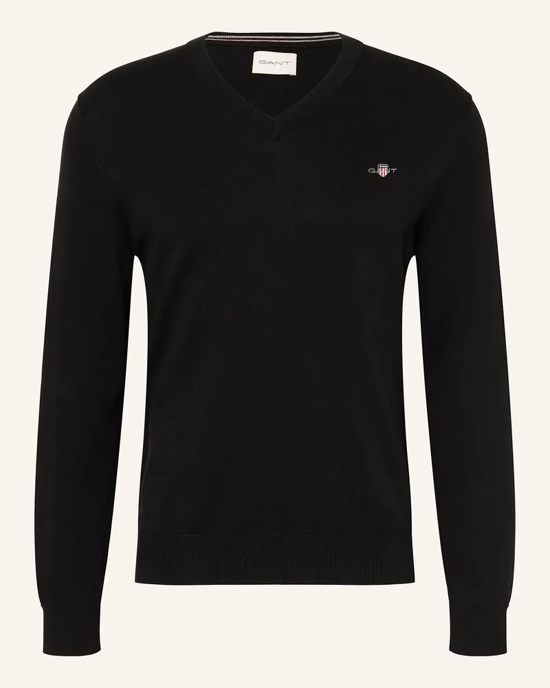 Gant Pullover schwarz Schwarz