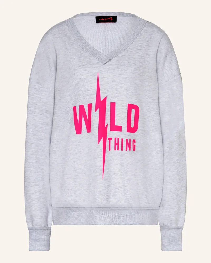 Miss Goodlife Sweatshirt silber Hellgrau