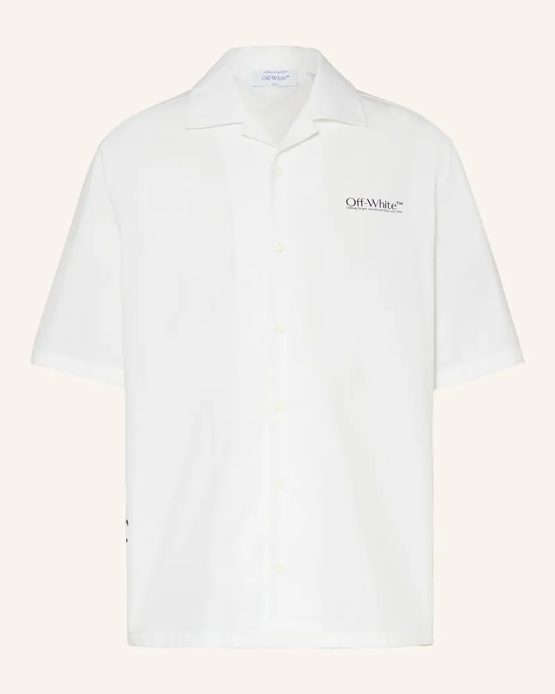 OFF-WHITE Resorthemd Comfort Fit weiss Weiss