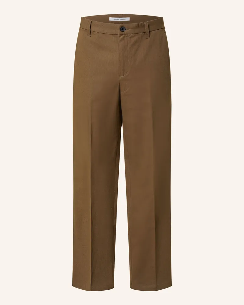 Samsøe & Samsøe Chino SANOAH Regular Fit Dunkelbraun