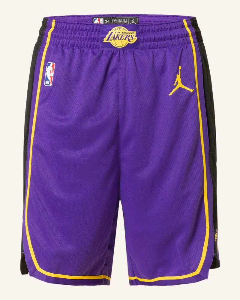 Nike Basketballshorts JORDAN DRI-FIT SWINGMAN Lila