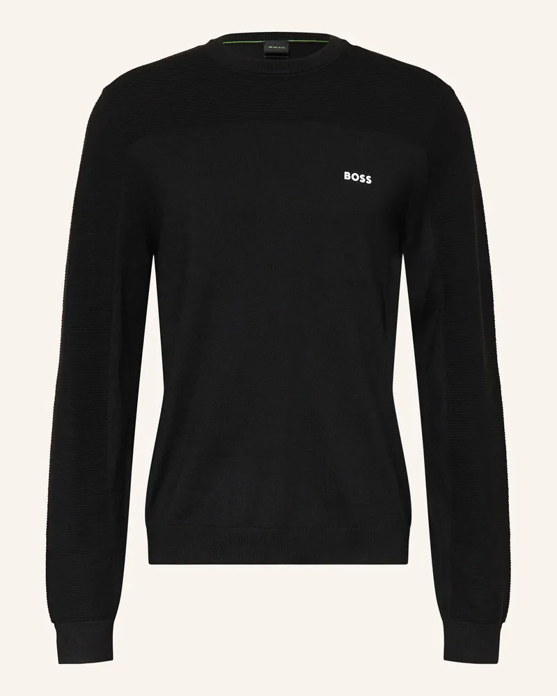 HUGO BOSS Pullover MOMENTUM-X Schwarz
