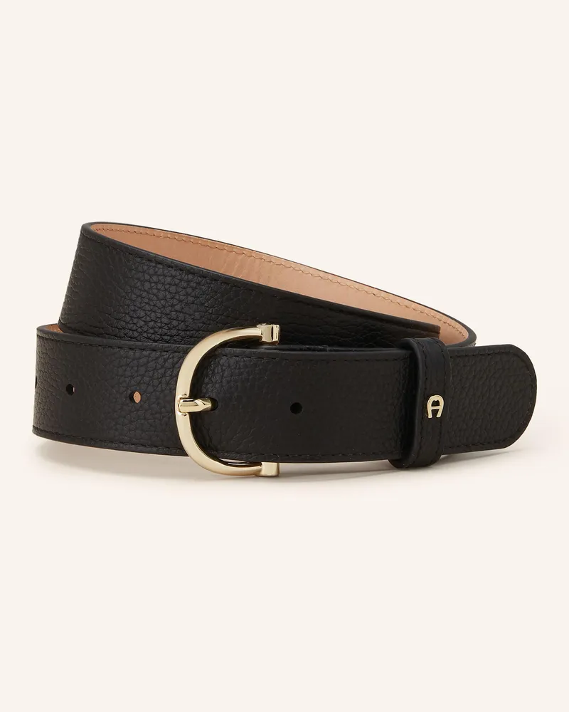 Aigner Ledergürtel DELIA Schwarz