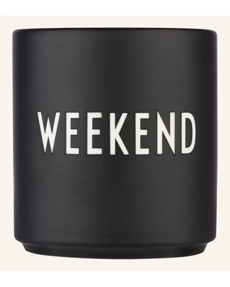 DESIGN LETTERS Becher WEEKEND Schwarz