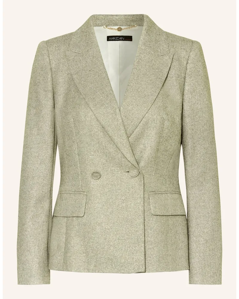 Marc Cain Blazer mit Glitzergarn Gruen