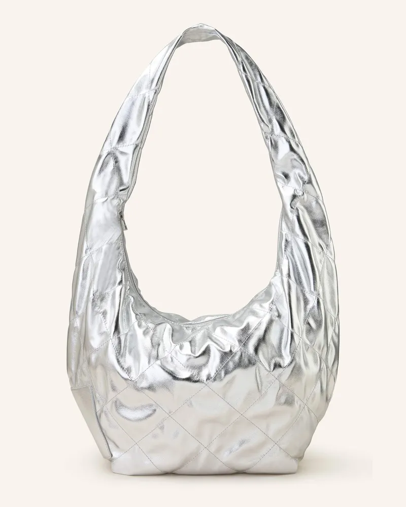 SEIDENFELT Hobo-Bag EVENES Silber