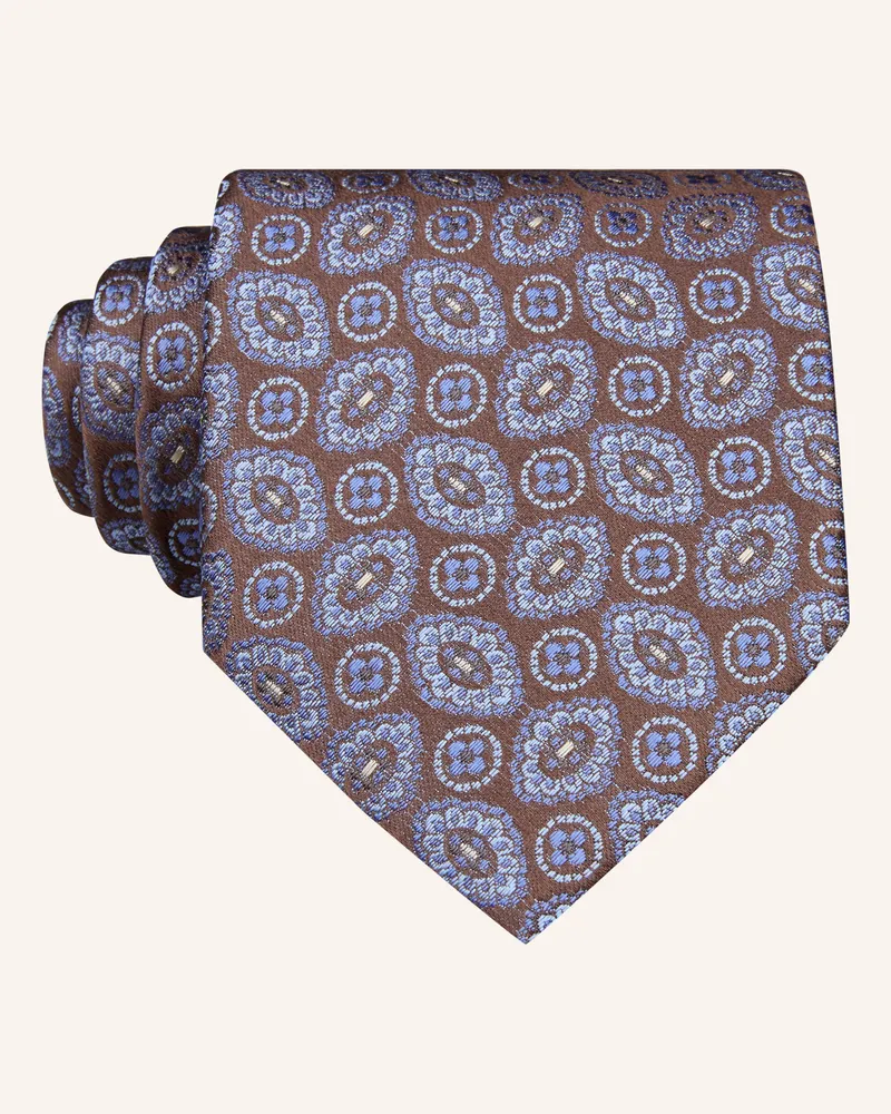 Eton Krawatte braun Braun