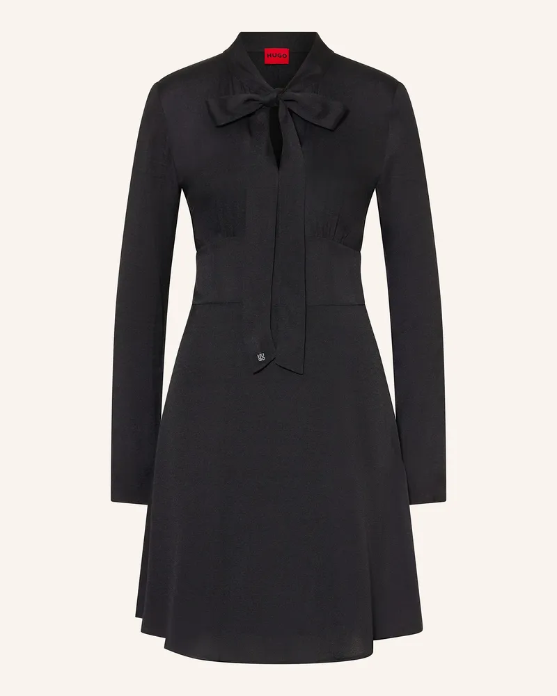 HUGO BOSS Schluppenkleid Kinge schwarz 001