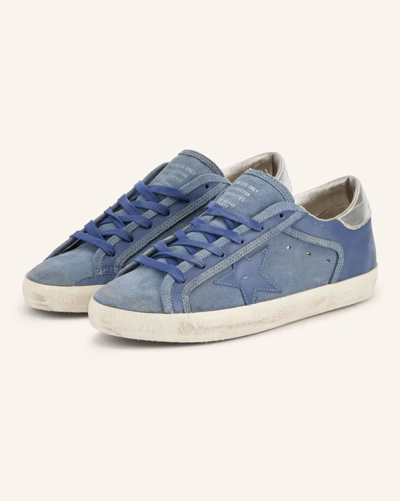 Golden Goose Sneaker Super-Star blau Blau