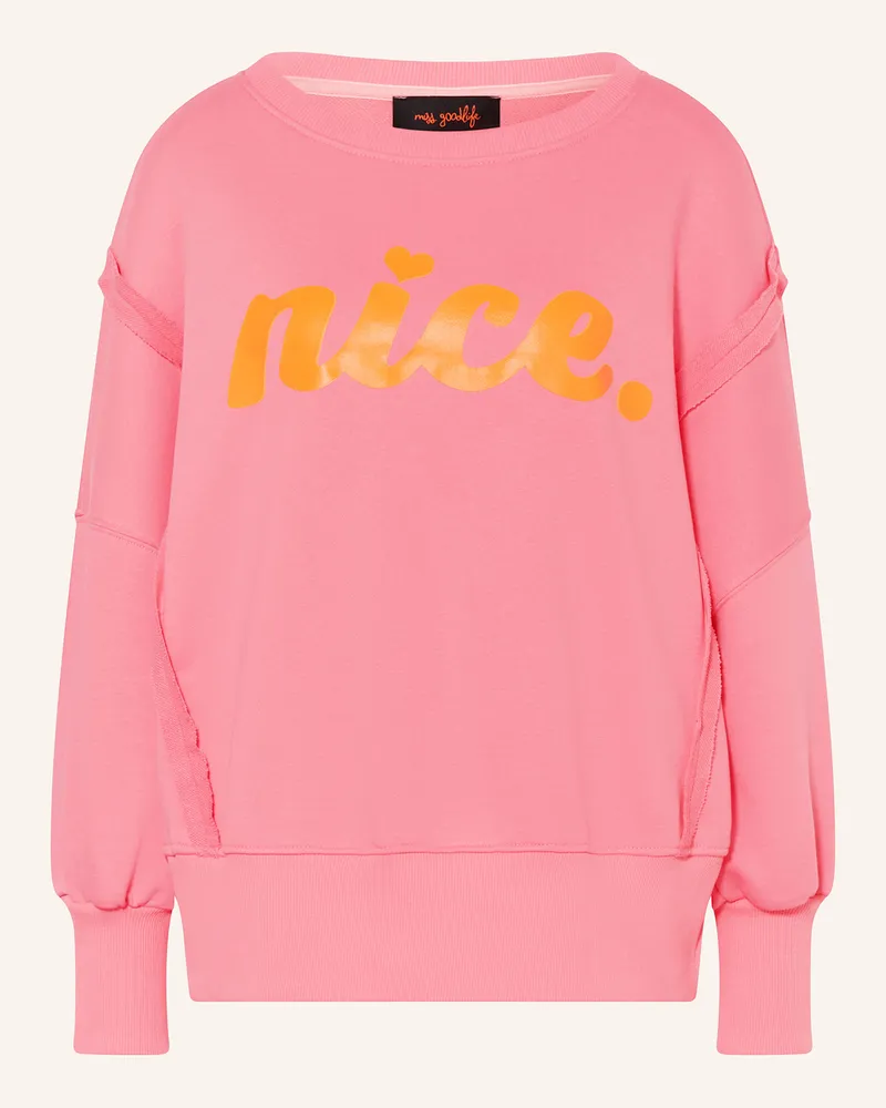 Miss Goodlife Sweatshirt Rosa